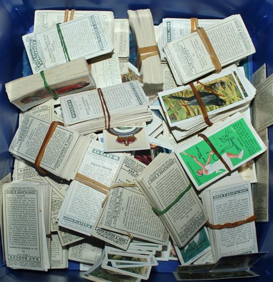 A collection of Players cigarette card sets(-)